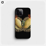 Colorful vintage tunicate marine life illustration - エルンスト ヘッケル Phone Case.
