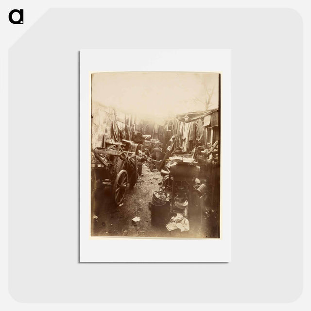 アートポストカード-Porte d'Ivry
 - ウジェーヌ アジェ Postcard.