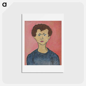 アートポストカード-Portrait of Allan Stein - アンリ マティス Postcard.