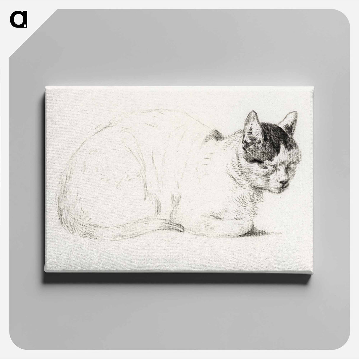 アートパネル-Sketch of a cat - ジャン ベルナール Canvas.