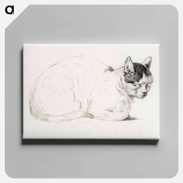 アートパネル-Sketch of a cat - ジャン ベルナール Canvas.