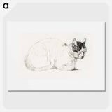 Sketch of a cat - ジャン ベルナール Poster.