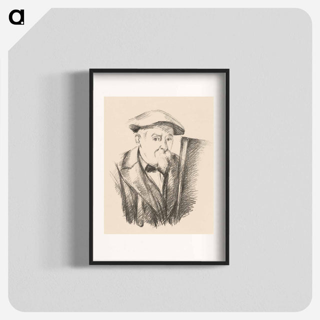 アートポスター-Self-Portrait - ポール セザンヌ Poster.