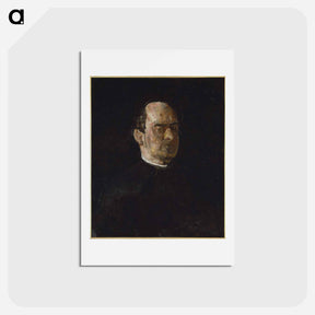 アートポストカード-Portrait of Dr. Edward Anthony Spitzka - トーマス エイキンズ Postcard.