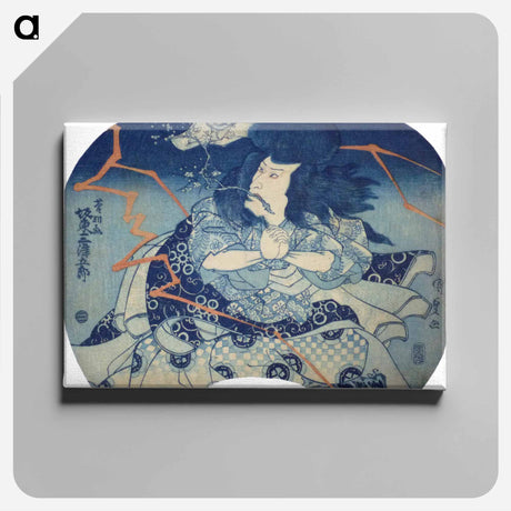 アートパネル-Bound Figure with Blossoms
 - 歌川 国貞 Canvas.