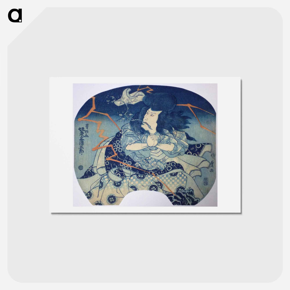 アートポストカード-Bound Figure with Blossoms
 - 歌川 国貞 Postcard.