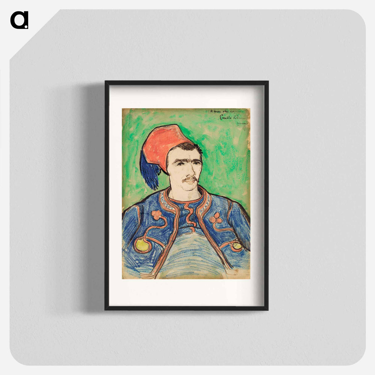 The Zouave - Vincent van Gogh Poster.