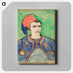 アートパネル-The Zouave - フィンセント ファン ゴッホ Canvas.