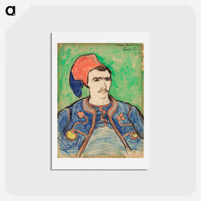 アートポストカード-The Zouave - フィンセント ファン ゴッホ Postcard.