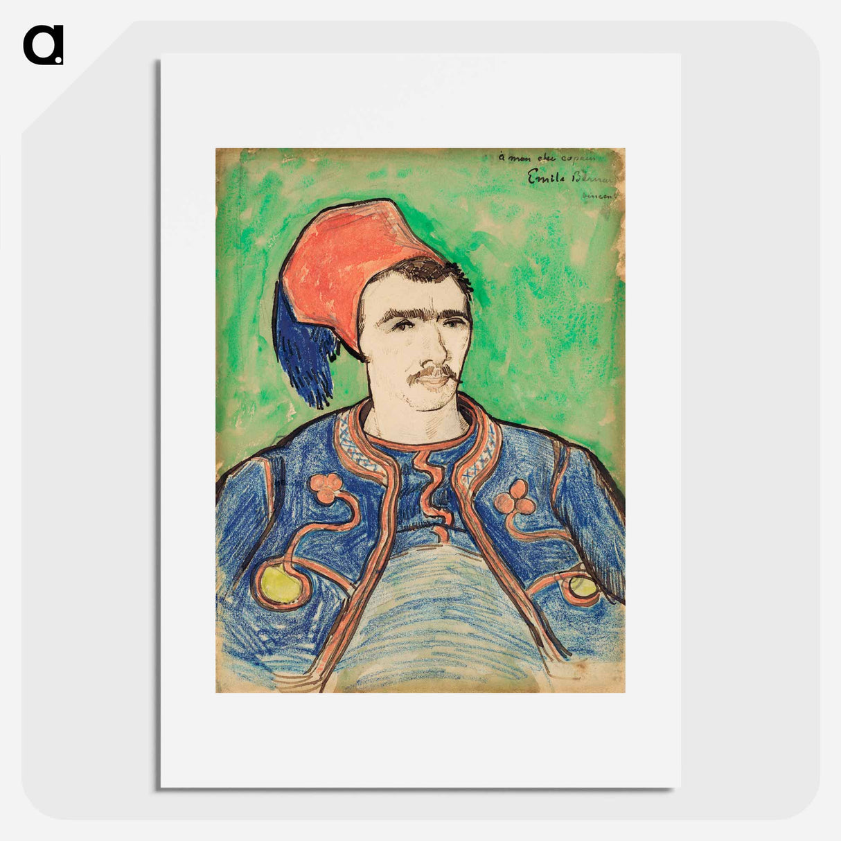 The Zouave - Vincent van Gogh Poster.