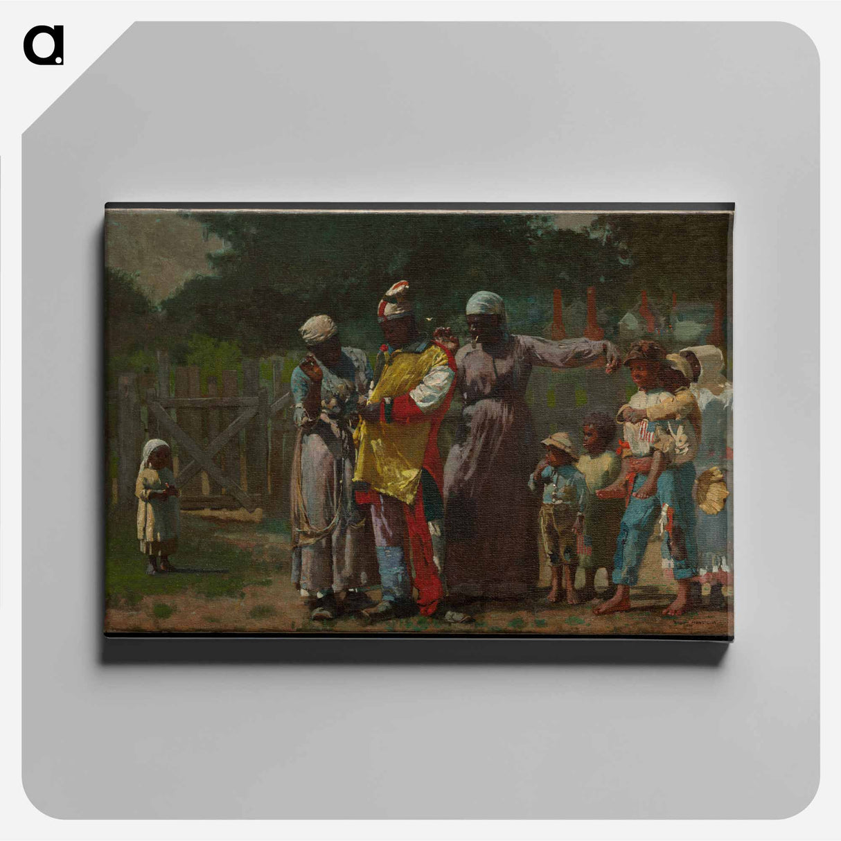 Dressing for the Carnival - Winslow Homer Canvas.