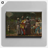 Dressing for the Carnival - Winslow Homer Canvas.