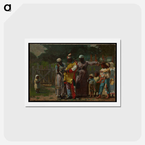 Dressing for the Carnival - ウィンスロー ホーマー Postcard.