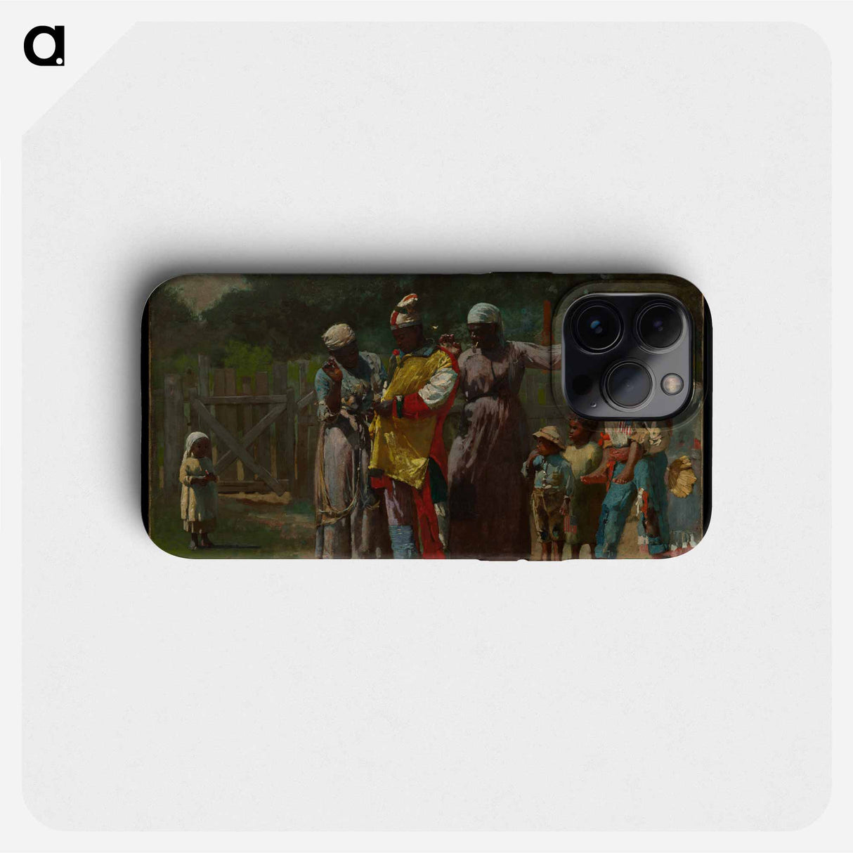 Dressing for the Carnival - Winslow Homer Phone Case.