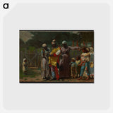 アートポストカード-Dressing for the Carnival - ウィンスロー ホーマー Postcard.