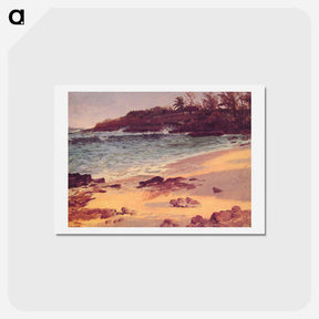 アートポストカード-Bahama Cove - アルバート ビアスタット Postcard.