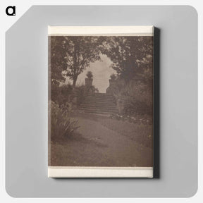 アートパネル-Italian Steps - Oaklawn, Lake George - アルフレッド スティーグリッツ Canvas.