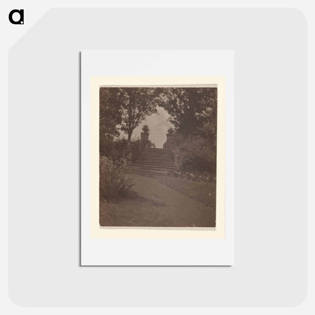 アートポストカード-Italian Steps - Oaklawn, Lake George - アルフレッド スティーグリッツ Postcard.