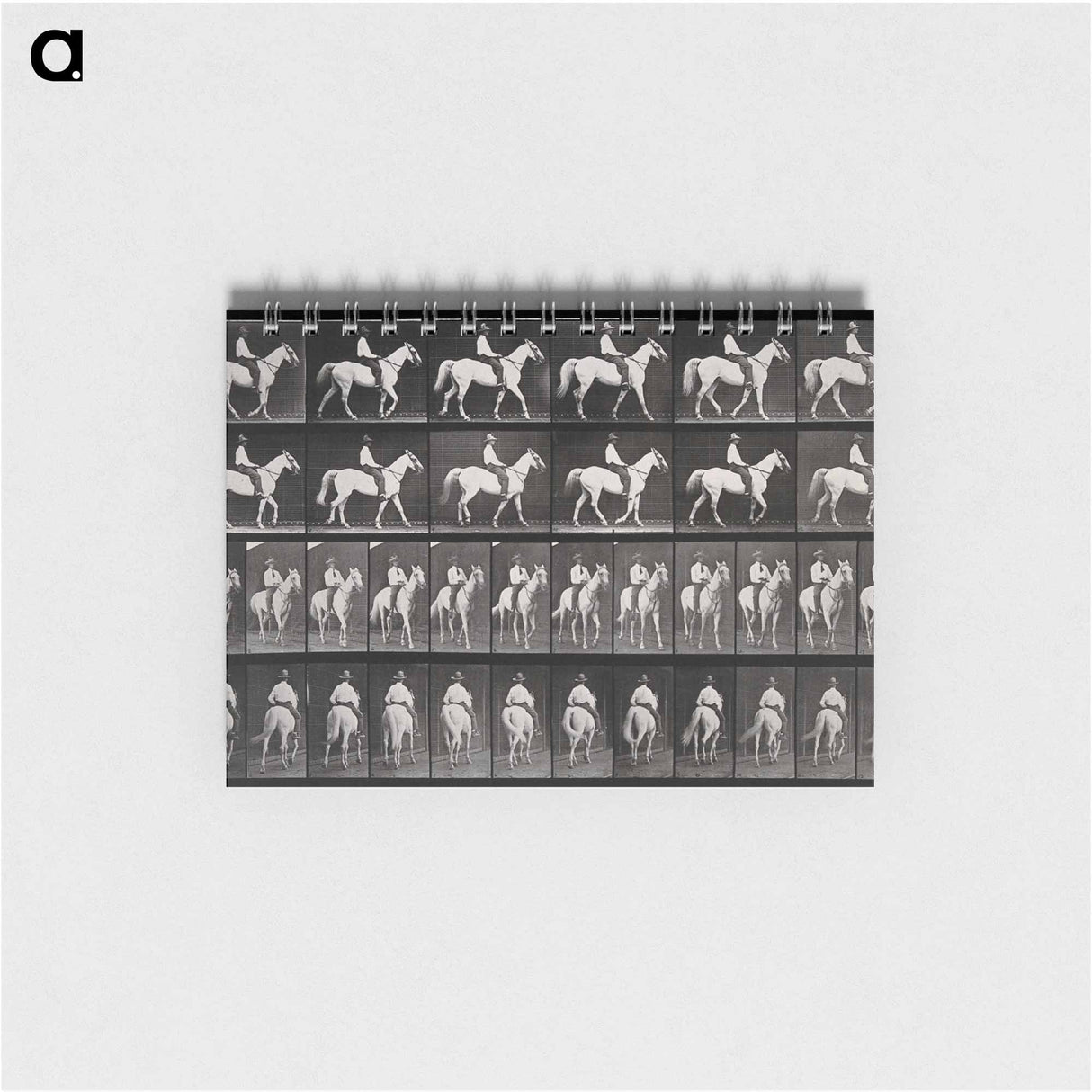 アートメモ帳-Man Riding a Horse
 - エドワード マイブリッジ Memo.