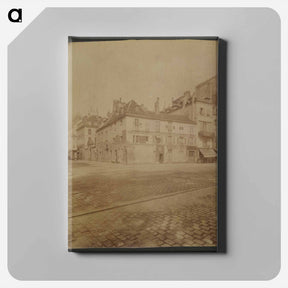 アートパネル-Hôtel Lavieuville, Quai des Célestins
 - ウジェーヌ アジェ Canvas.