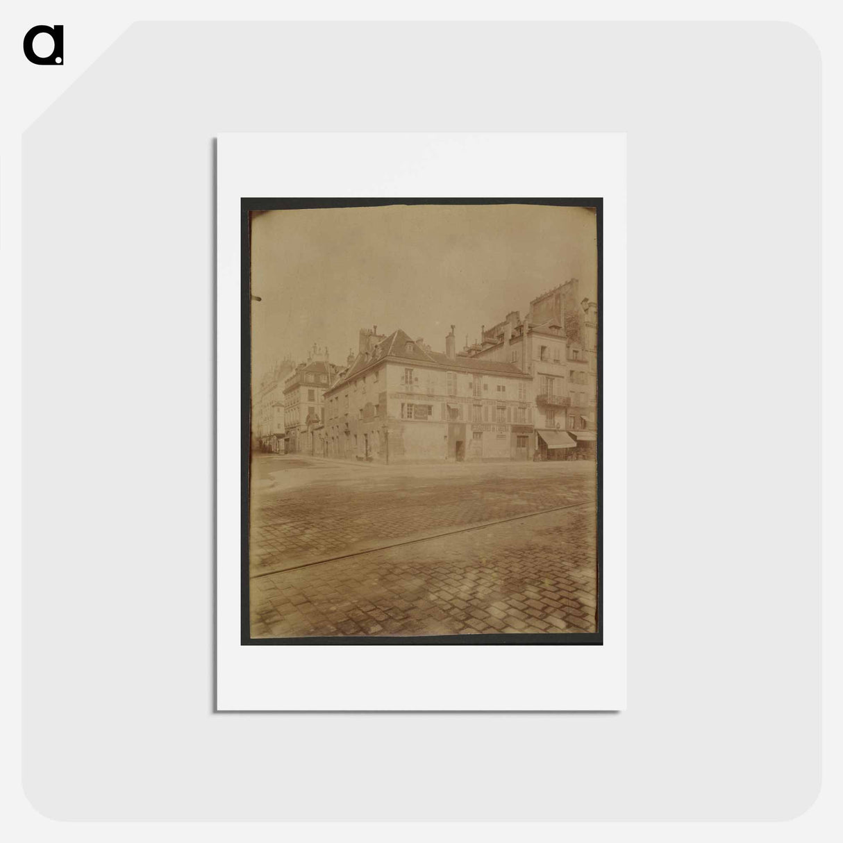 アートポストカード-Hôtel Lavieuville, Quai des Célestins
 - ウジェーヌ アジェ Postcard.