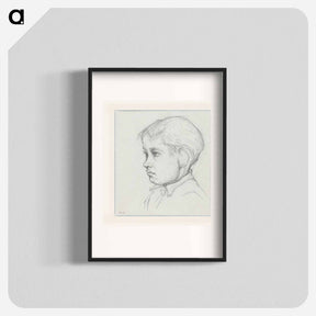 アートポスター-Portret van een onbekende jongen - ユリー デ フラーハ Poster.