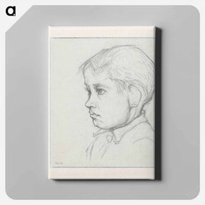 アートパネル-Portret van een onbekende jongen - ユリー デ フラーハ Canvas.