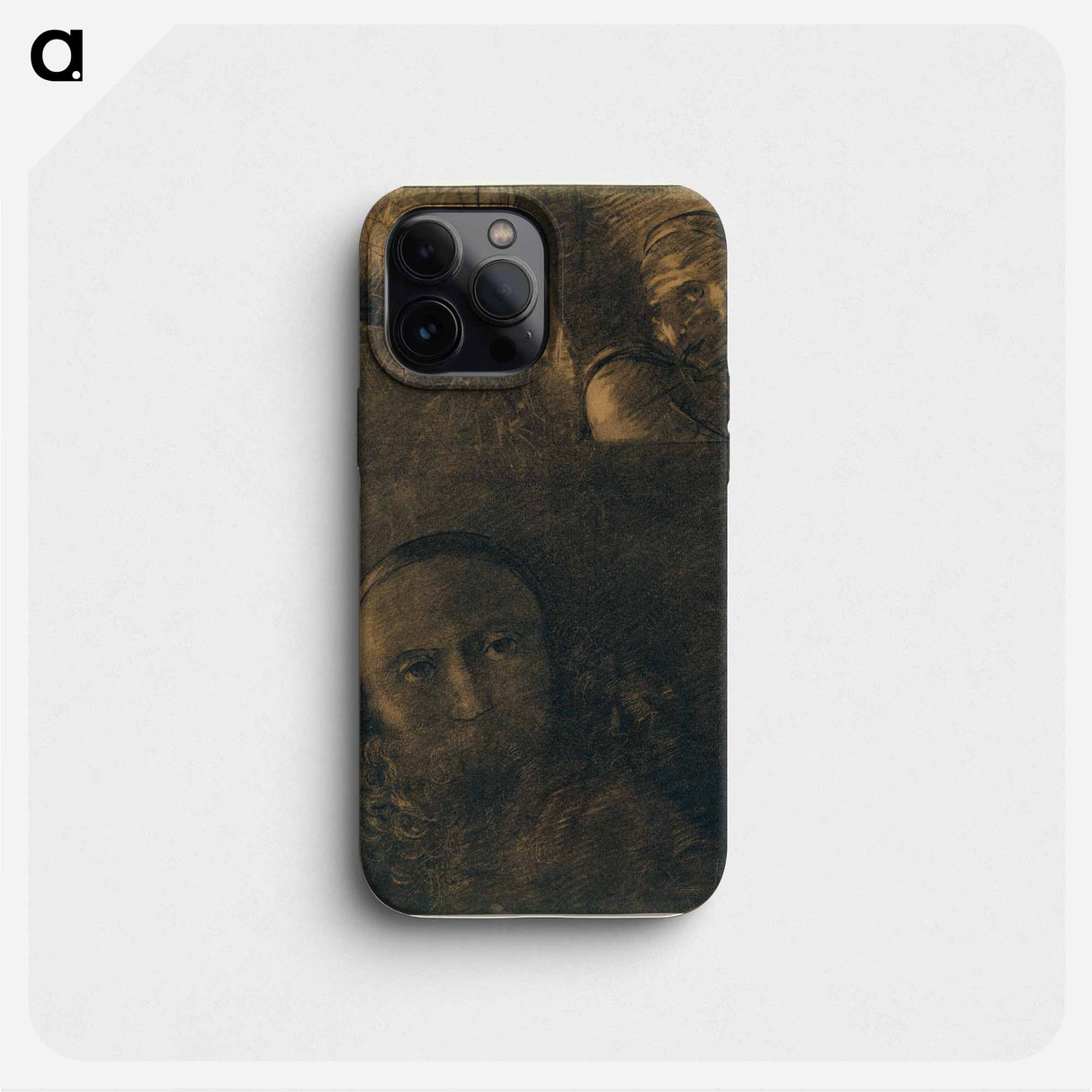 Faust and Mephistopheles - Odilon Redon Phone Case.