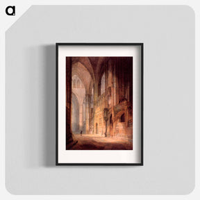 アートポスター-St. Erasmus in Bishop Islips Chapel, Westminster Abbey - ウィリアム ターナー Poster.