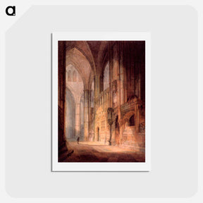 アートポストカード-St. Erasmus in Bishop Islips Chapel, Westminster Abbey - ウィリアム ターナー Postcard.