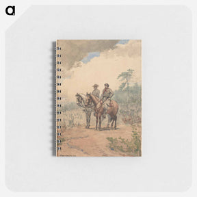 アートメモ帳-Two Scouts - ウィンスロー ホーマー Memo.