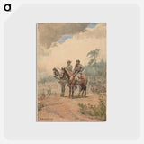 アートポストカード-Two Scouts - ウィンスロー ホーマー Postcard.