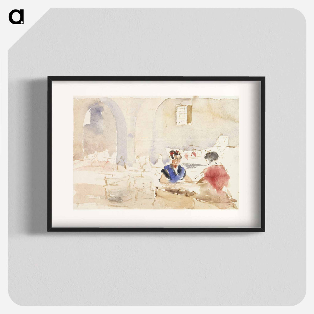 Interior from Spain (Tobacco Factory in Seville) - アルバート エーデルフェルト Poster.