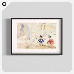 アートポスター-Interior from Spain (Tobacco Factory in Seville) - アルバート エーデルフェルト Poster.