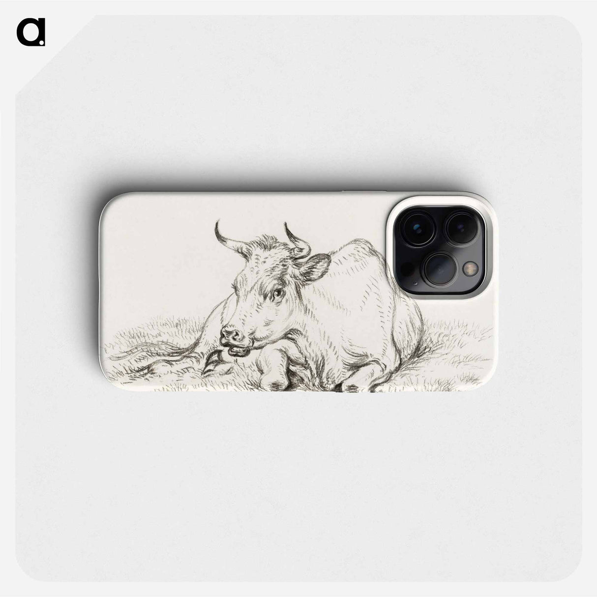 Lying cow - ジャン ベルナール Phone Case.