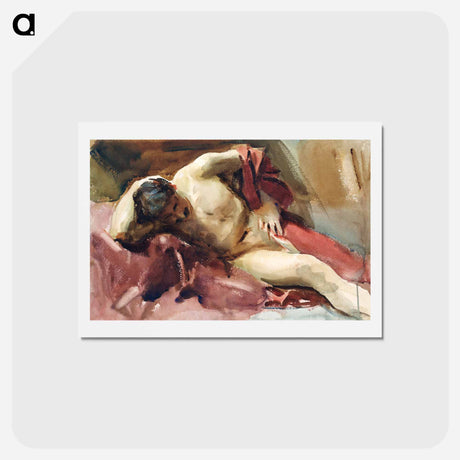 アートポストカード-Italian Model after 1900 - ジョン シンガー サージェント Postcard.