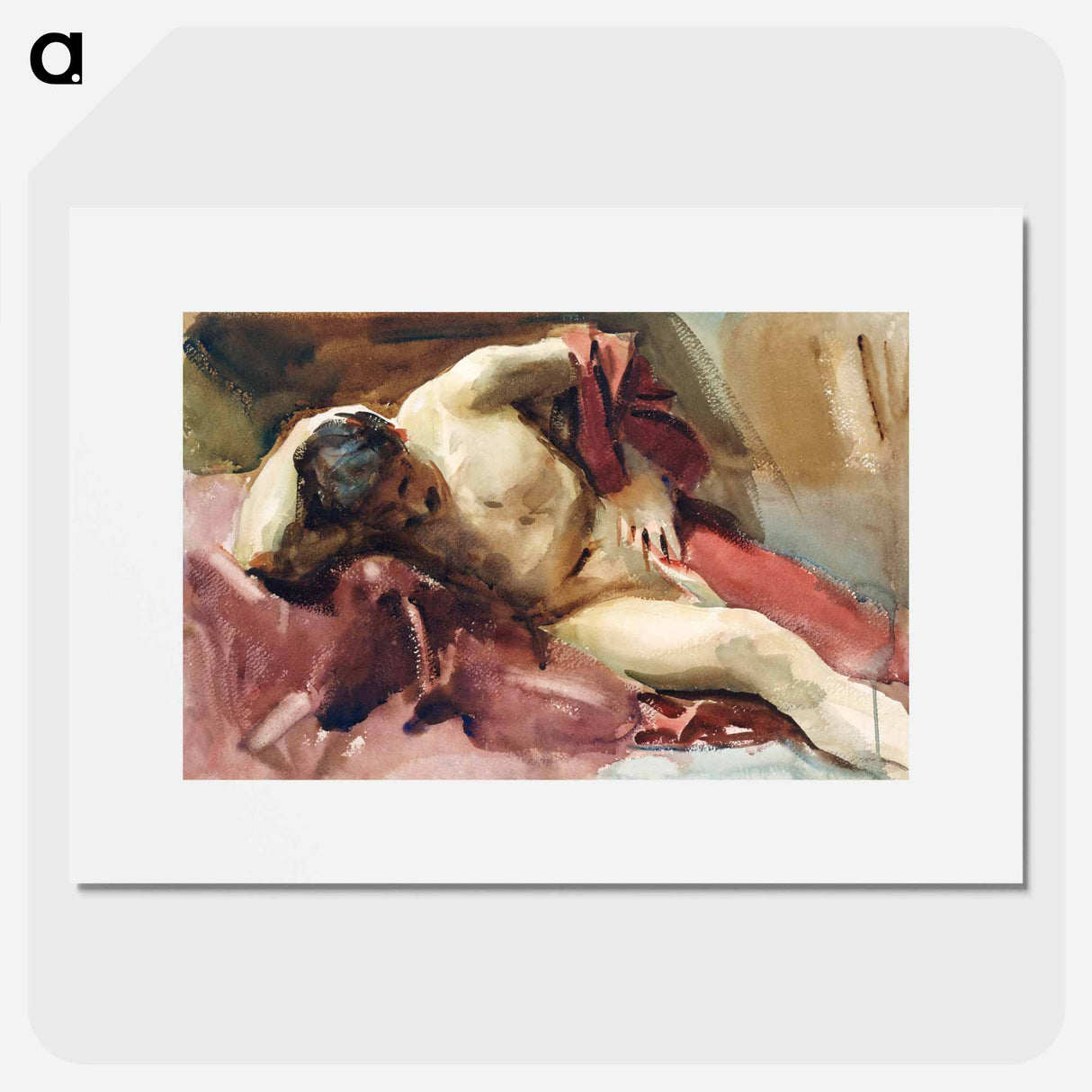 Italian Model after 1900 - John Singer Sargent Poster.