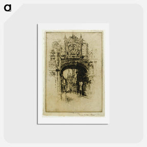 アートポストカード-Grosse Horloge, Rouen
 - ジョセフ ペネル Postcard.