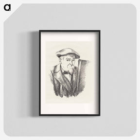 アートポスター-Self-Portrait - ポール セザンヌ Poster.