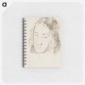 アートメモ帳-Head of a Tahitian Woman - ポール ゴーギャン Memo.