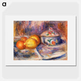 Fruit and Bonbonnière - Pierre-Auguste Renoir Poster.