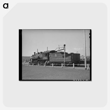 アートポストカード-D.& R.G.W. Locomotive, Montrose
 - ラッセル リー Postcard.