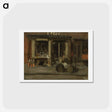 アートポストカード-A Street Scene - トーマス エイキンズ Postcard.