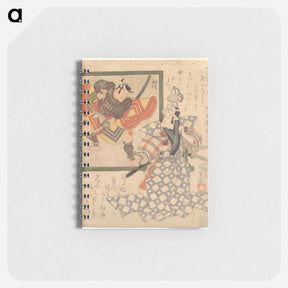 アートメモ帳-Ichikawa Danjūrō VII Admiring Ichikawa Danjūrō I in an Inset Portrait
 - 歌川 国貞 Memo.
