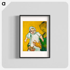 アートポスター-Madame Roulin and Her Baby - フィンセント ファン ゴッホ Poster.