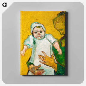 アートパネル-Madame Roulin and Her Baby - フィンセント ファン ゴッホ Canvas.