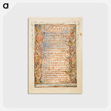アートポストカード-Songs of Innocence: Introduction - ウィリアム ブレイク Postcard.
