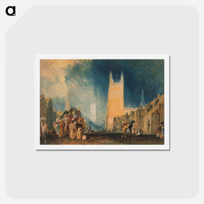 アートポストカード-Stamford - ウィリアム ターナー Postcard.