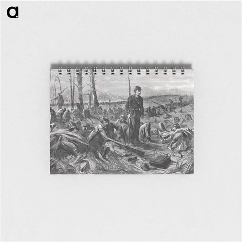 Army of the Potomac–Sleeping on Their Arms – Winslow Homer Memo.