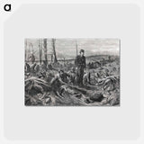 アートポストカード-Army of the Potomac–Sleeping on Their Arms - ウィンスロー ホーマー Postcard.